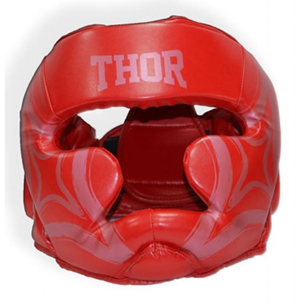 Боксерский шлем Thor 727 Cobra L Red (727 (PU) RED L)