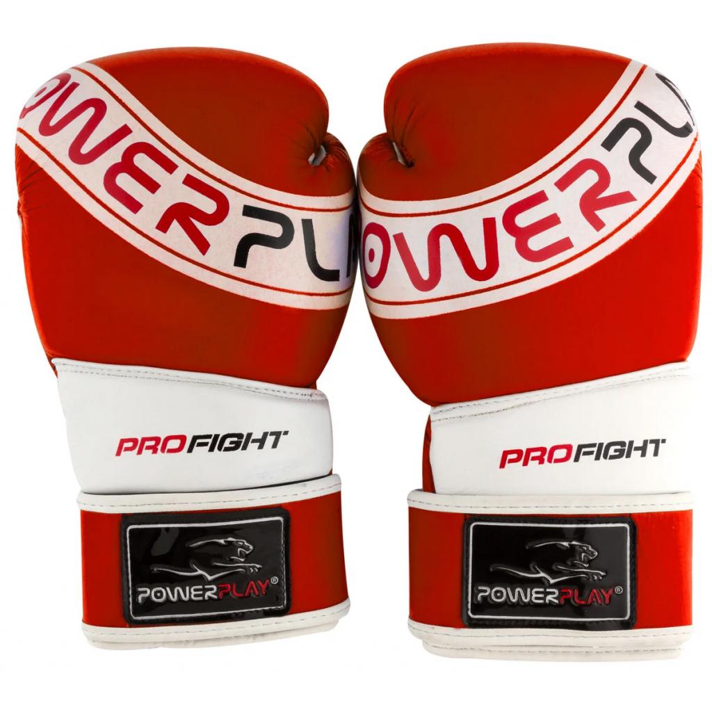 Боксерские перчатки PowerPlay 3023A 10oz Red/White (PP_3023A_10oz_Red-White) изображение 8