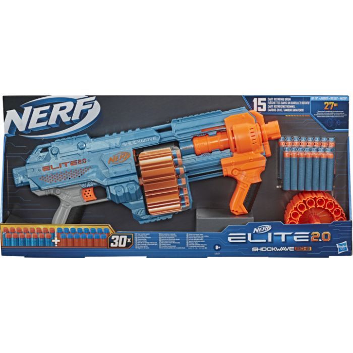 Игрушечное оружие Hasbro Nerf Elite 2.0 Шоквейв (E9527)