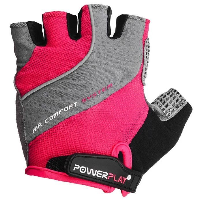 Велорукавиці PowerPlay Women 5023 Pink XS (5023_XS_Pink_Lady) зображення 2