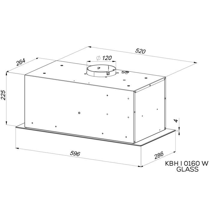 Вытяжка кухонная Kernau KBH I 0160 W GLASS изображение 3