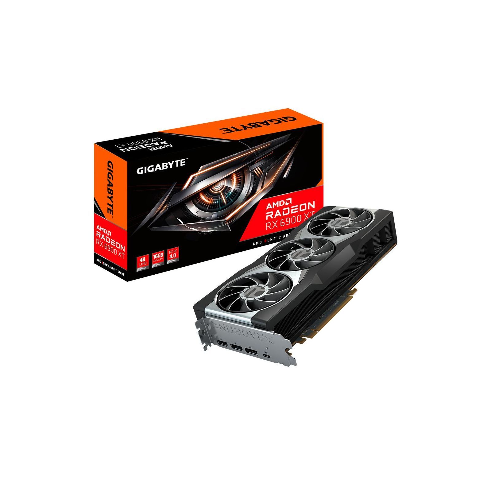ᐈ Купить видеокарту GIGABYTE Radeon RX 6900 XT 16Gb (GV-R69XT