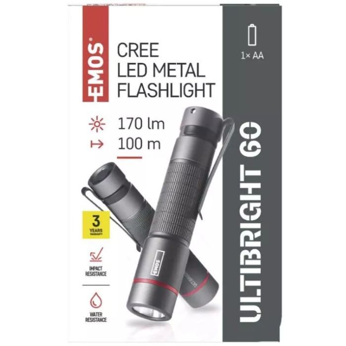 Фонарь EMOS P3160 170Lm 1AAA Metal (P3160) изображение 10