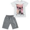 Футболка дитяча Breeze з шортами (15397-134B-gray)