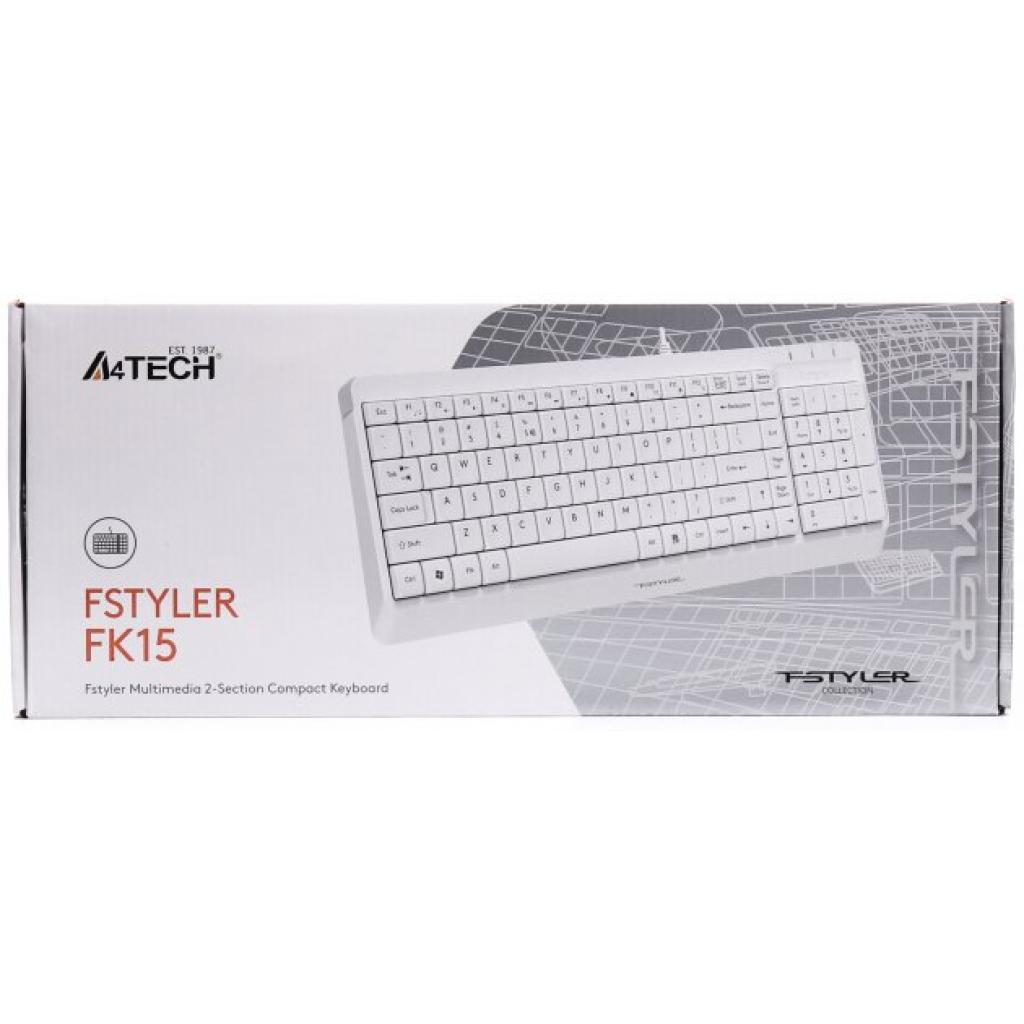 Клавіатура A4Tech FK15 Black зображення 10