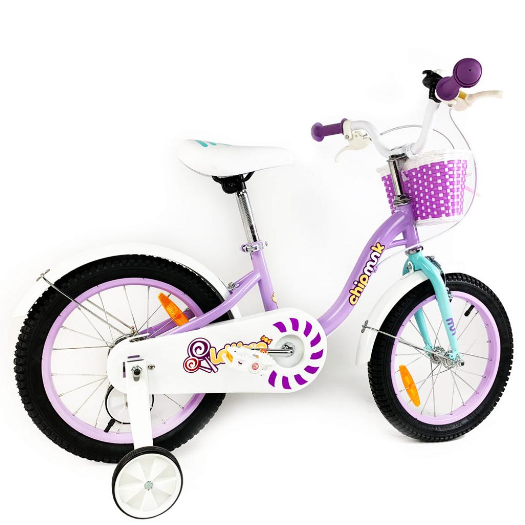 Дитячий велосипед Royal Baby Chipmunk MM Girls 14", Official UA, фіолетовий (CM14-2-purple) зображення 3