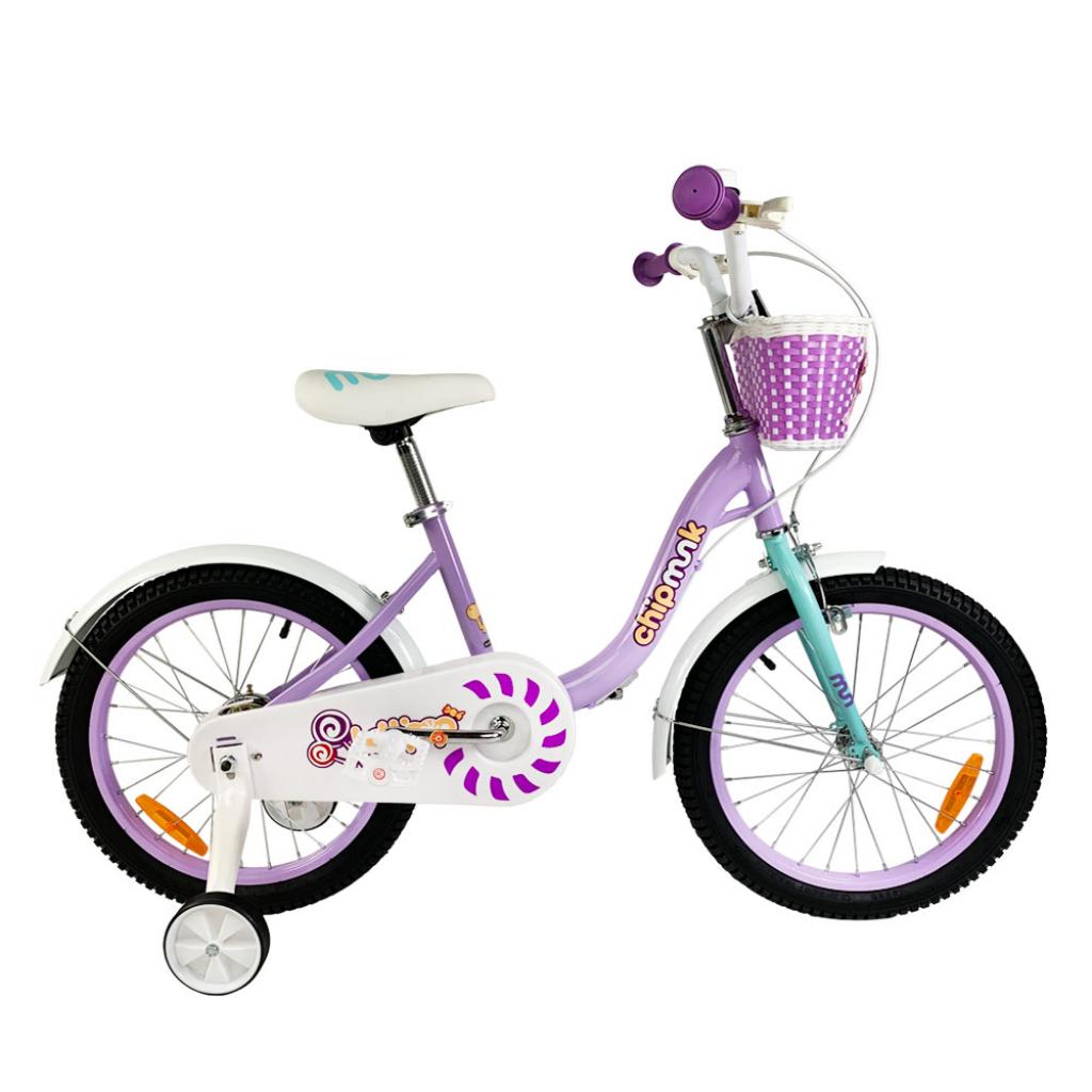 Дитячий велосипед Royal Baby Chipmunk MM Girls 14", Official UA, фіолетовий (CM14-2-purple)