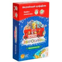 Настольная игра Банда умников Зверобуквы ENGLISH (УМ043)