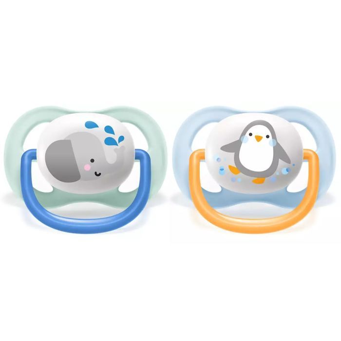 Пустушка Philips AVENT Ultra Air Animal для дівчат, 0-6 міс (SCF080/06)