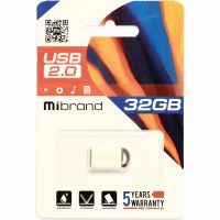 USB флеш накопитель Mibrand 32GB lynx Silver USB 2.0 (MI2.0/LY32M2S) изображение 2