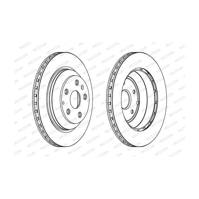 Тормозной диск FERODO DDF1855C-1