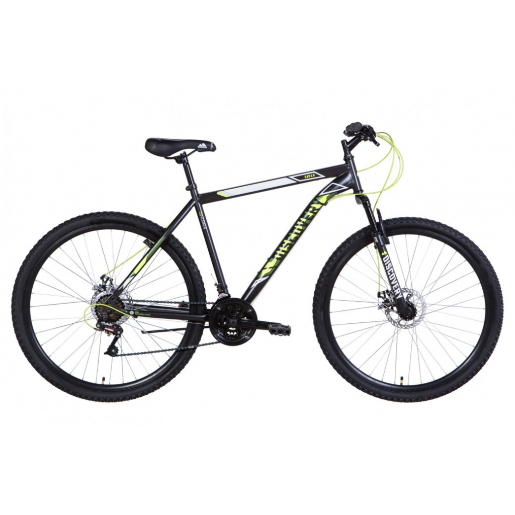 Велосипед Discovery 29" RIDER AM DD рама-21" 2021 Silver/Black (OPS-DIS-29-115)