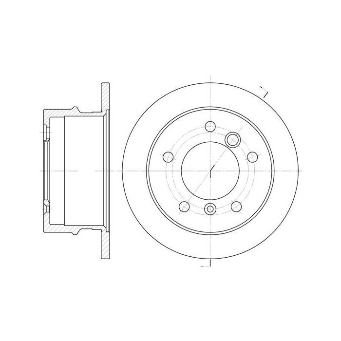 Тормозной диск REMSA 6565.00