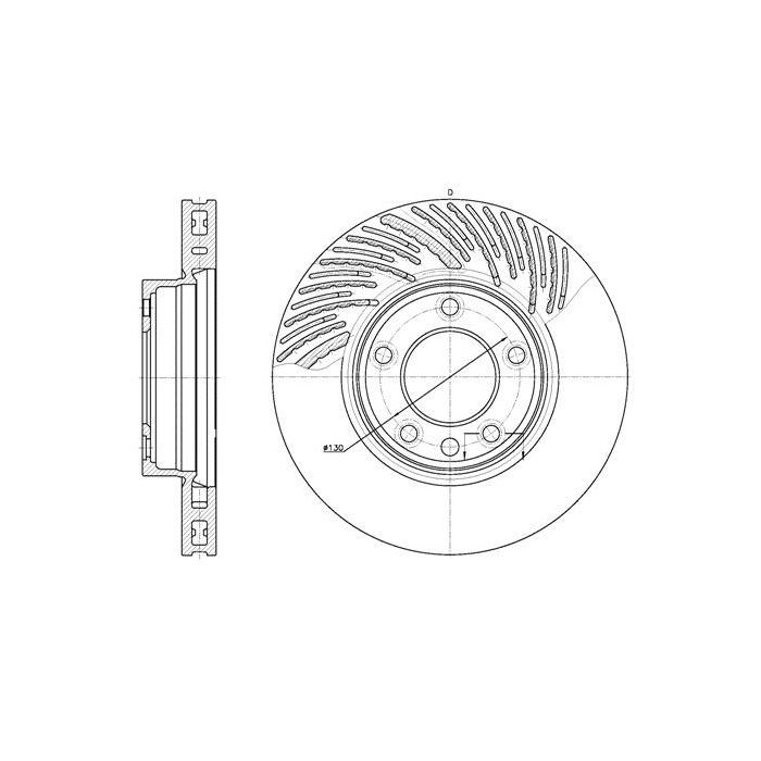 Тормозной диск REMSA 6773.10