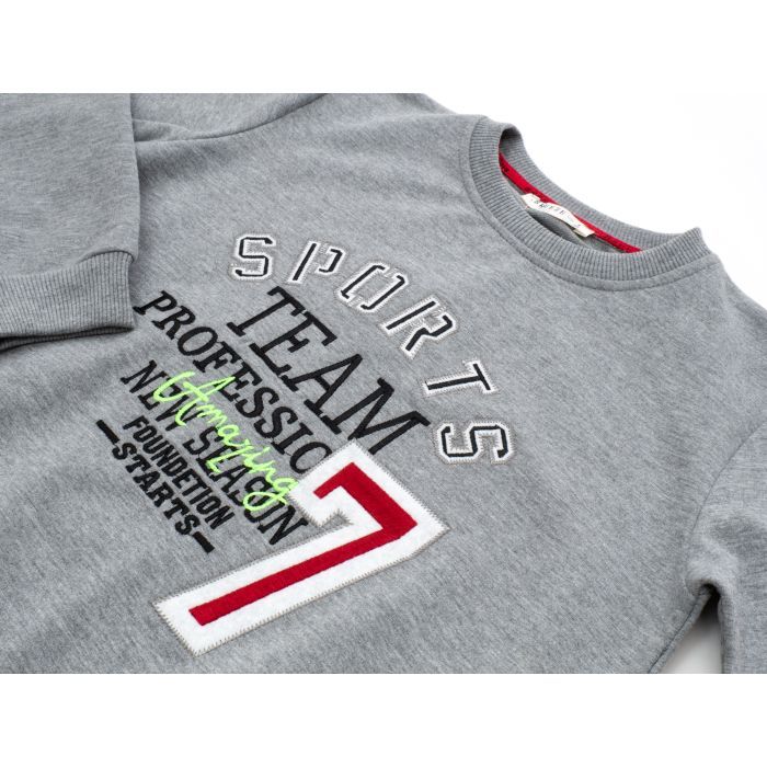 Спортивний костюм дитячий Breeze SPORTS TEAM (13680-140B-gray) зображення 7