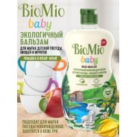 Средство для ручного мытья посуды BioMio Baby Bio-Balm Ромашка и Иланг-Иланг 450 мл (4603014011299) изображение 2