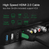 Кабель мультимедийный HDMI to HDMI 3.0m HD101 Round (Yellow/Black) Ugreen (10130) изображение 3