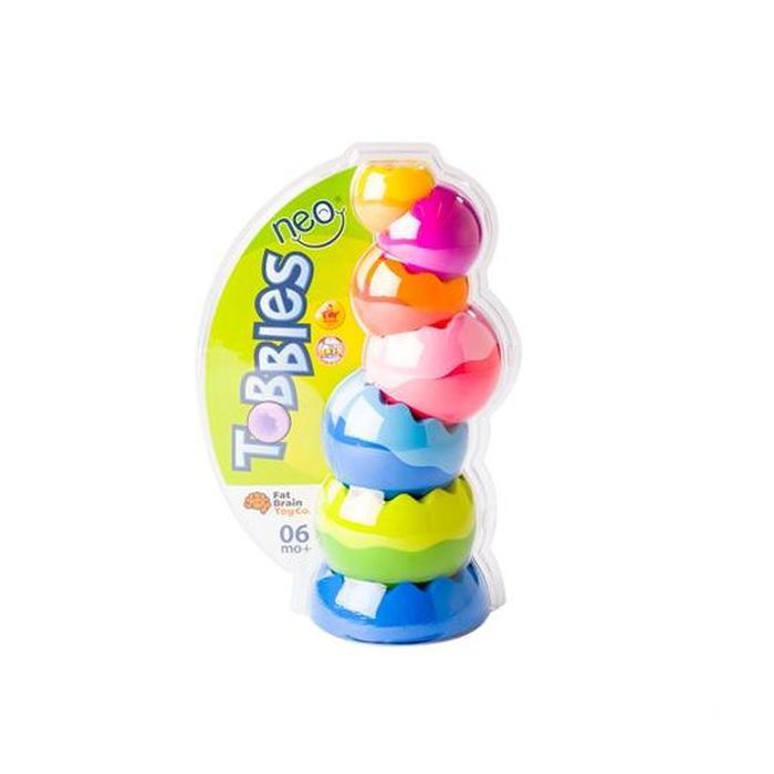 Розвиваюча іграшка Fat Brain Toys Пірамідка-балансир Tobbles Neo (F070ML) зображення 2