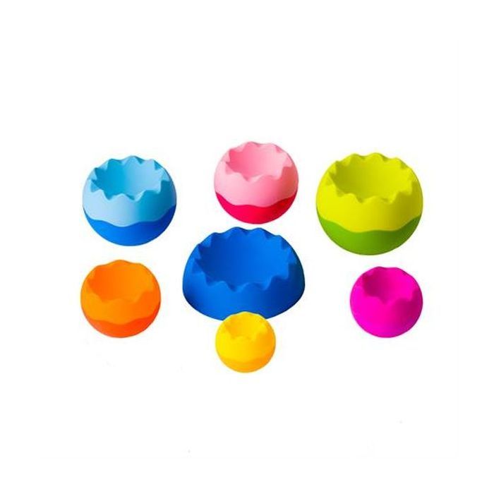 Розвиваюча іграшка Fat Brain Toys Пірамідка-балансир Tobbles Neo (F070ML) зображення 3