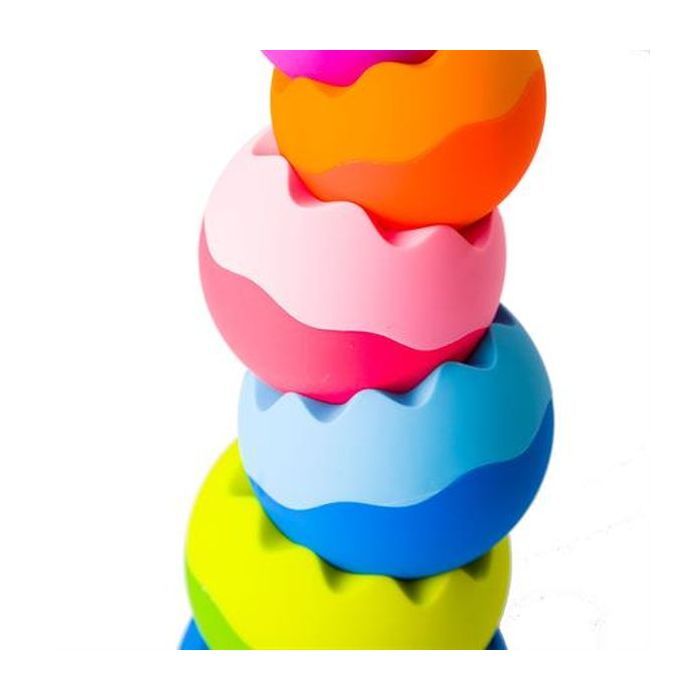 Розвиваюча іграшка Fat Brain Toys Пірамідка-балансир Tobbles Neo (F070ML) зображення 4