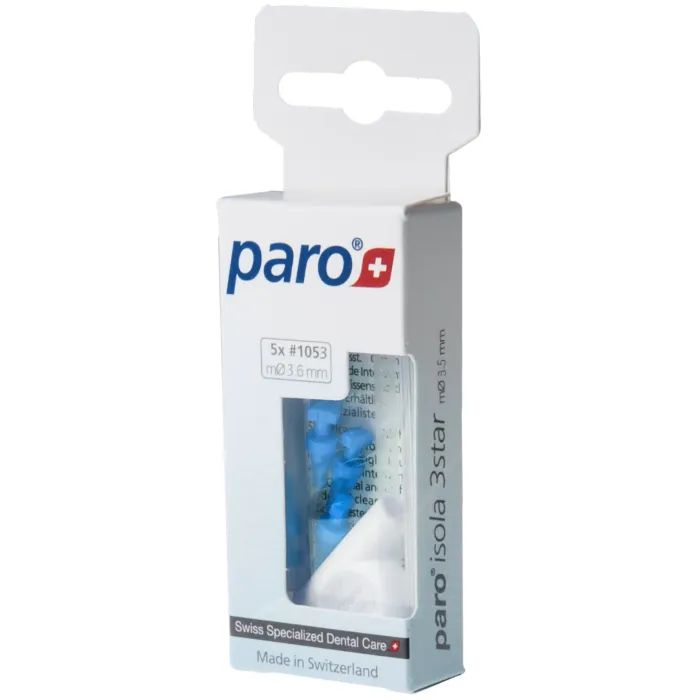 Щетки для межзубных промежутков Paro Swiss isola 3star x-тонкие 3.5 мм 5 шт. (7610458010532) изображение 2