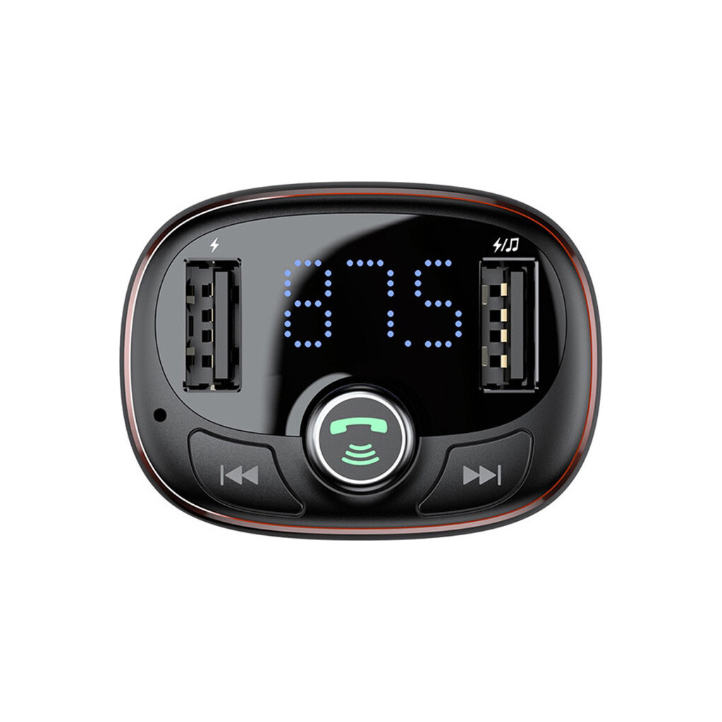FM модулятор Baseus T typed Bluetooth MP3 coffee (CCALL-TM12) изображение 2