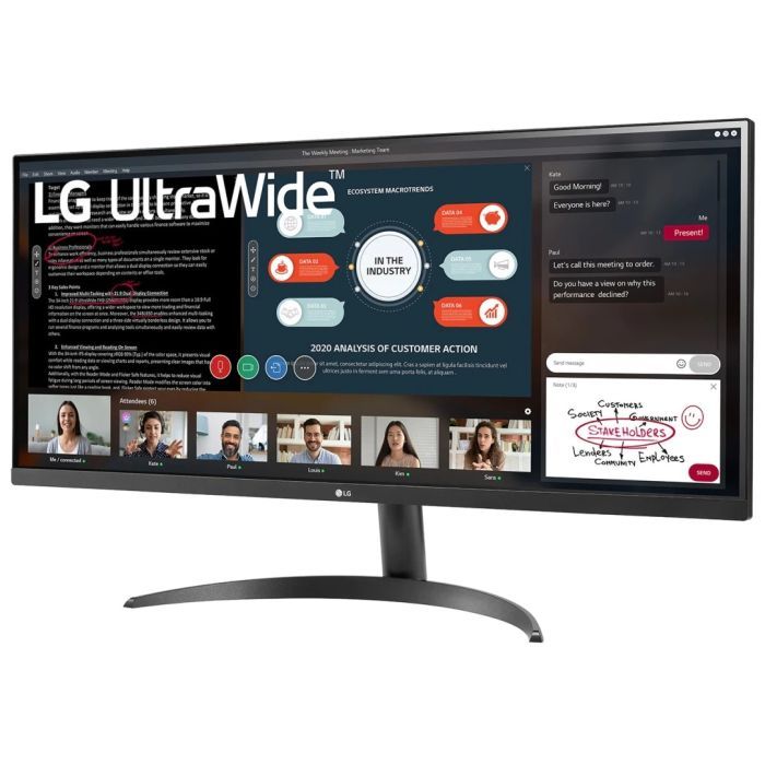 Монитор LG 34WP500-B изображение 2