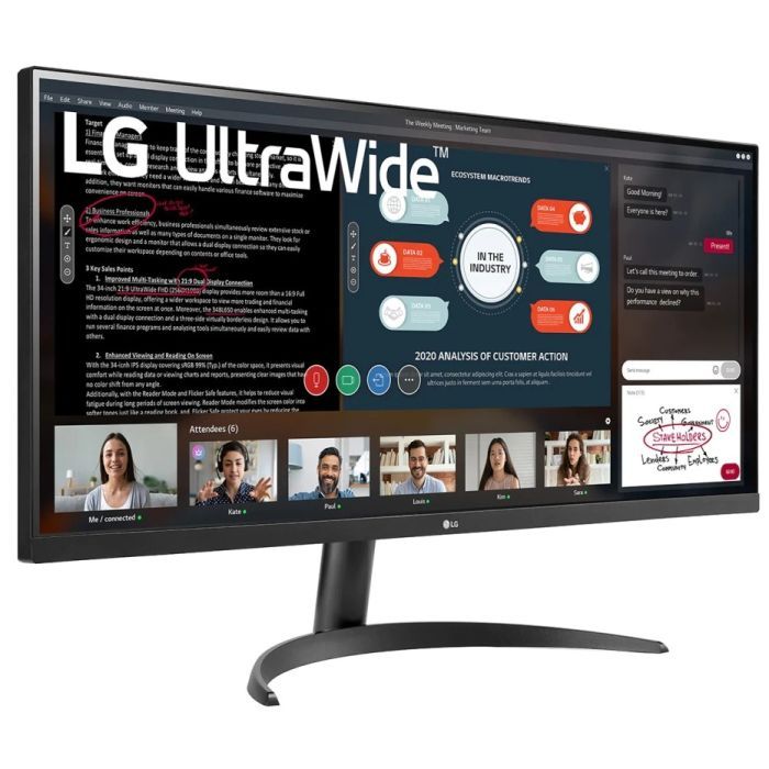 Монитор LG 34WP500-B изображение 4