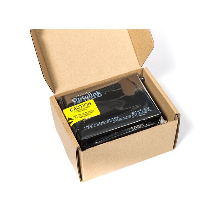 Медиаконвертер Optolink 100M, 20km, SC, RJ45, Tx 1310nm (1M-FE-20A) изображение 4