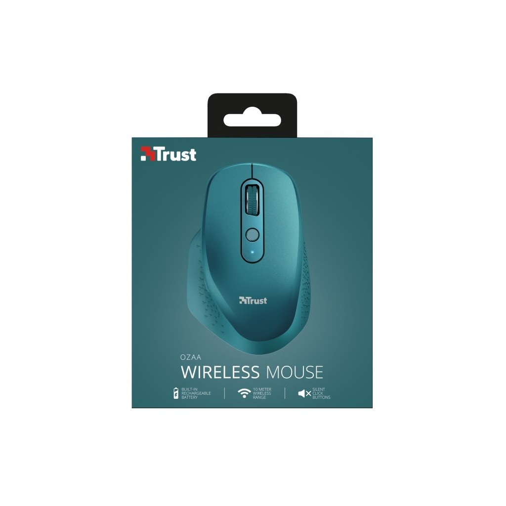 Мишка Trust Ozaa Rechargeable Wireless White (24035) зображення 10