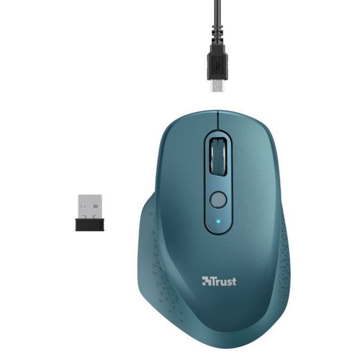 Мышка Trust Ozaa Rechargeable Wireless Blue (24034) изображение 7