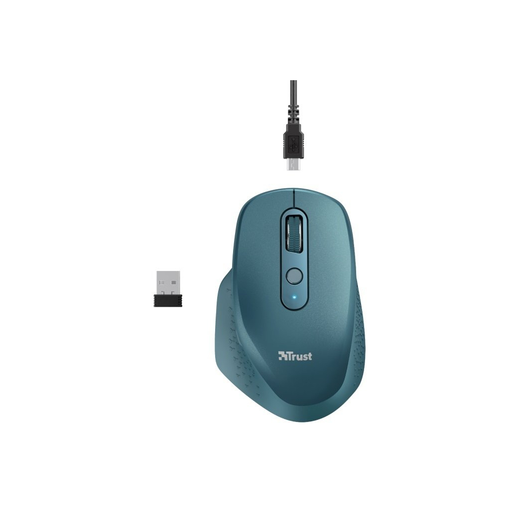 Мышка Trust Ozaa Rechargeable Wireless Blue (24034) изображение 7