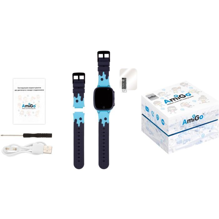 Смарт-годинник Amigo GO008 MILKY GPS WIFI Blue (873292) зображення 8