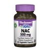 Аминокислота Bluebonnet Nutrition NAC (N-Ацетил-L-Цистеин) 500мг, 60 гелевых капсул (BLB0064)