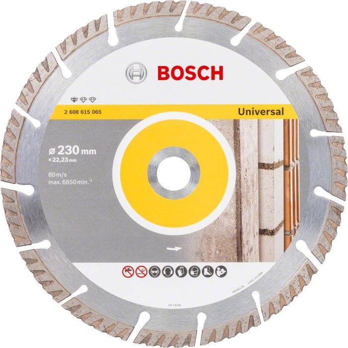 Диск пильный Bosch Standart for Universal 230-22.23, по бетону (2.608.615.065)