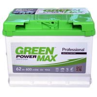Аккумулятор автомобильный GREEN POWER MAX 62Аh (000022380)