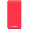 Батарея універсальна ColorWay 10 000 mAh Slim (USB QC3.0 + USB-C Power Delivery 18W) Red (CW-PB100LPG3RD-PD) зображення 2