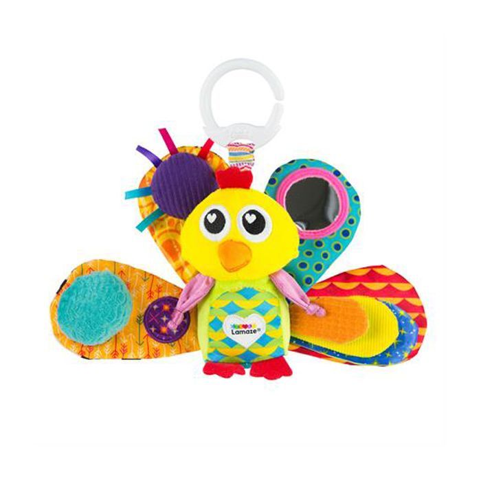 Игрушка на коляску Lamaze Павлин с пищалкой (L27013)