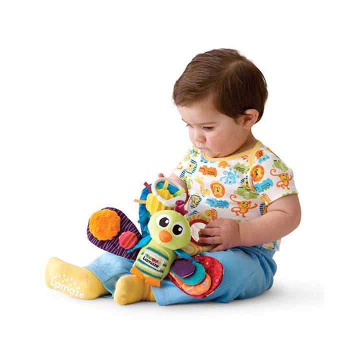 Игрушка на коляску Lamaze Павлин с пищалкой (L27013) изображение 3
