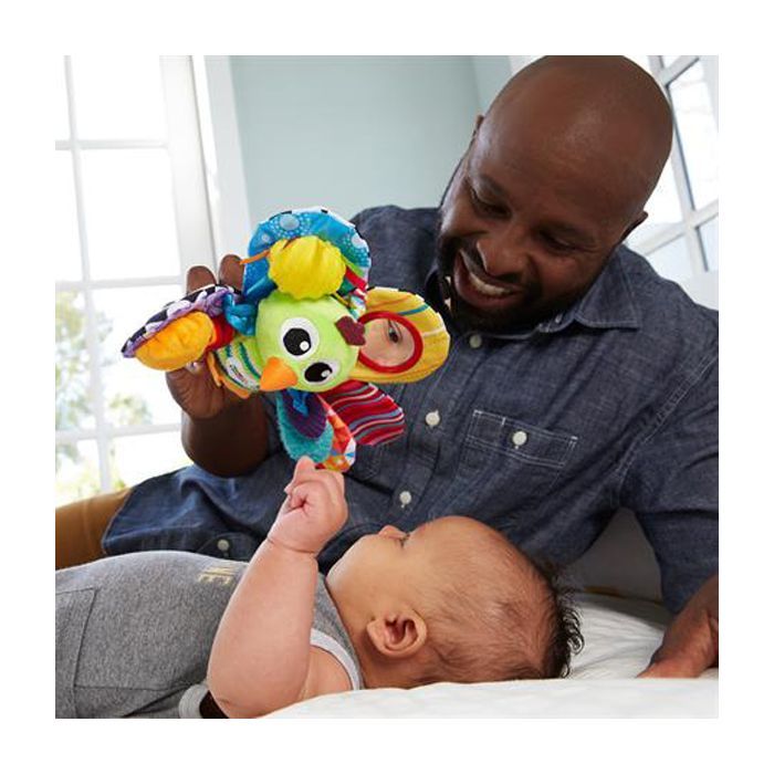 Игрушка на коляску Lamaze Павлин с пищалкой (L27013) изображение 4
