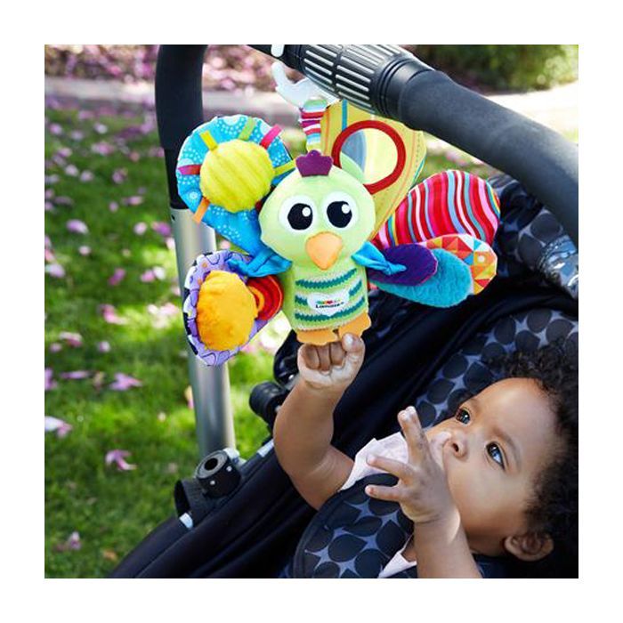 Игрушка на коляску Lamaze Павлин с пищалкой (L27013) изображение 5