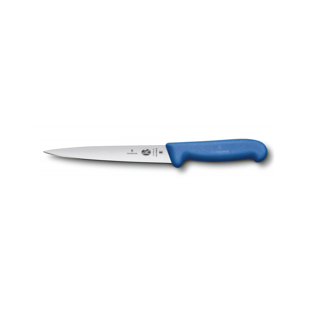 Кухонный нож Victorinox Fibrox Filleting Flexible 18 см Blue (5.3702.18)