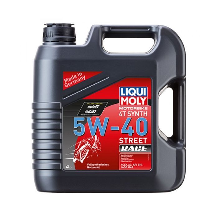 Моторное масло Liqui Moly Motorbike 4T Synth Street Race 5W-40 4л. (1685)