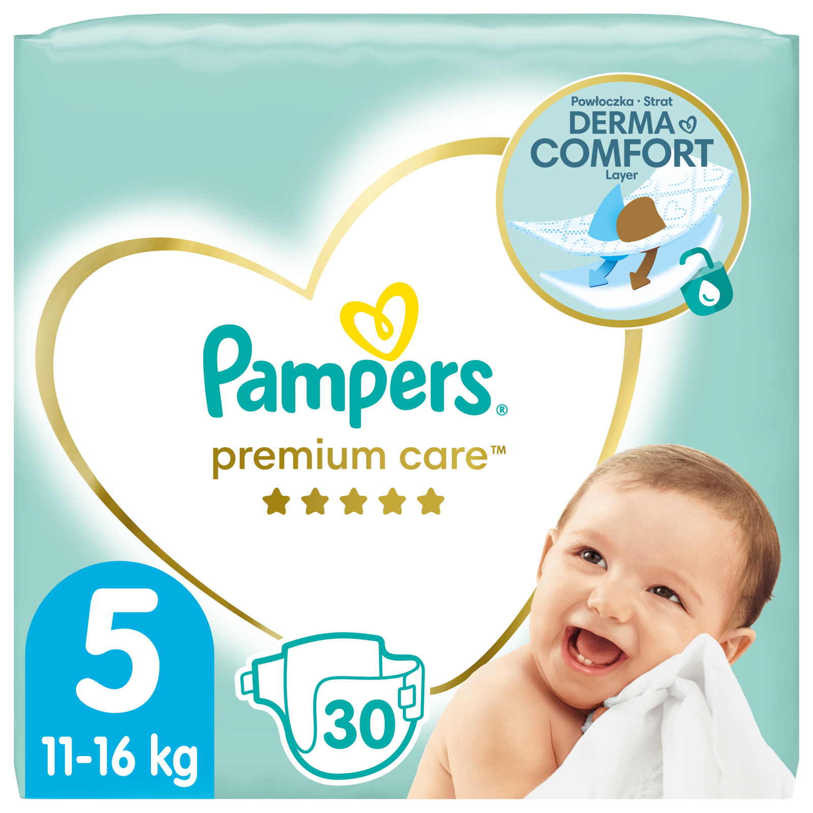 Подгузники Pampers Premium Care Junior Размер 5 (11-16 кг) 58 шт (8001841104997)