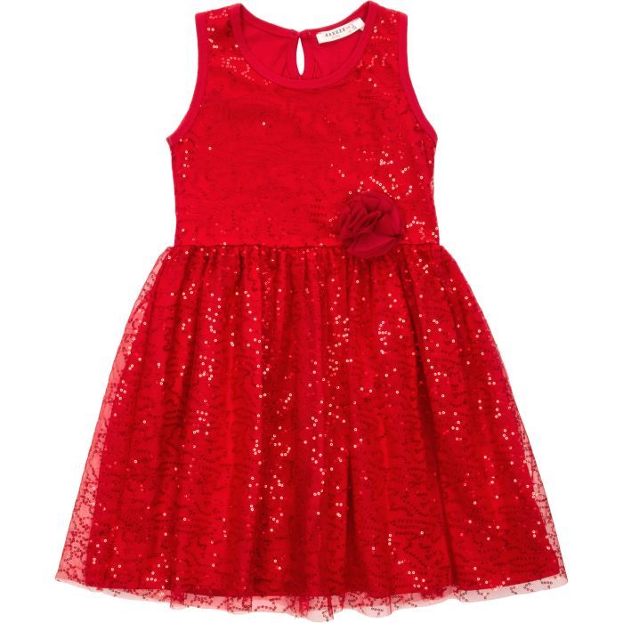 Плаття дитяче Breeze святкове з паєтками (12740-128G-red)