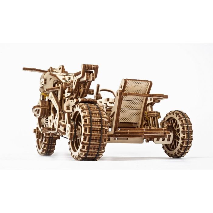 Конструктор Ugears Scrambler UGR-10 с мотоколяской (70137) изображение 3