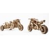 Конструктор Ugears Scrambler UGR-10 с мотоколяской (70137) изображение 7