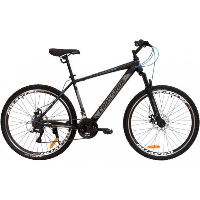 Велосипед Crossride Nerio 27,5" рама-19" St Black/Grey (0255-190-1)