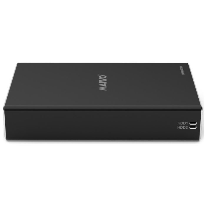 Кишеня зовнішня Maiwo 2*HDD 2.5" SATA/SSD up to 9.5mm USB3.1 GEN2 Type-C, RAID 0,1 (K25272C) зображення 2