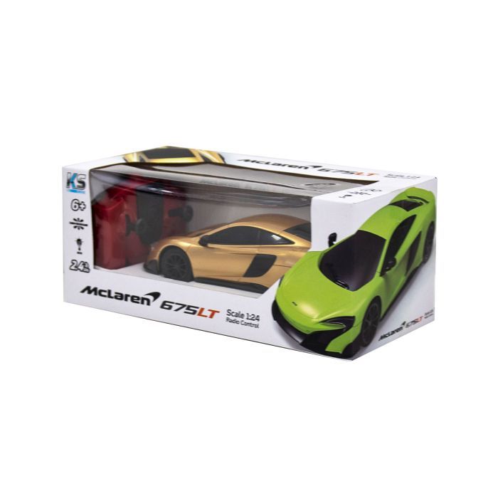 Радиоуправляемая игрушка KS Drive Mclaren 675LT (1:24, 2.4Ghz, зеленый) (124GMGR) изображение 8